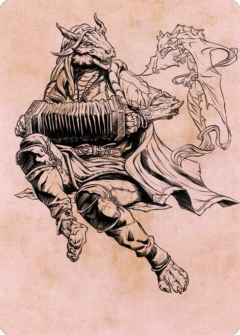 Korlessa, Scale Singer // Korlessa, Scale Singer · Battle for Baldur's Gate Art Series 68/81