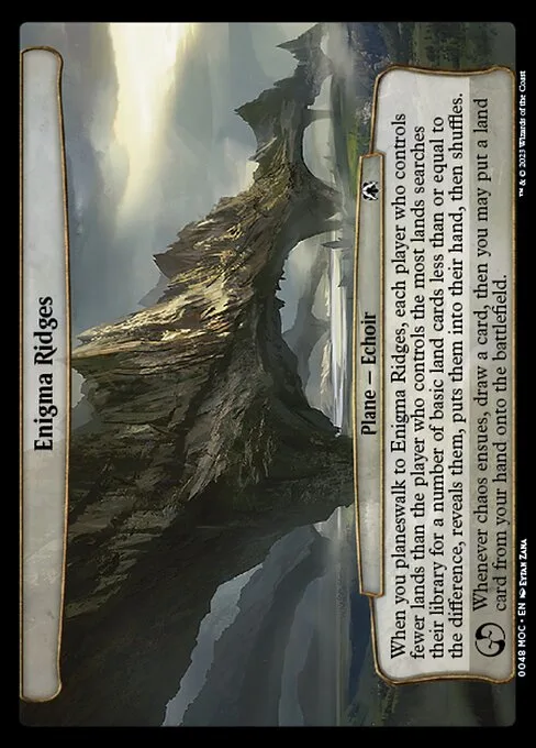 Enigma Ridges · March of the Machine Commander 48/450