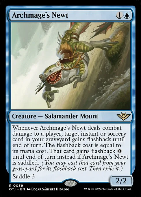 Archmage's Newt · Outlaws of Thunder Junction 39/374