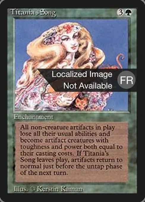 Titania's Song · Foreign Black Border 220/307