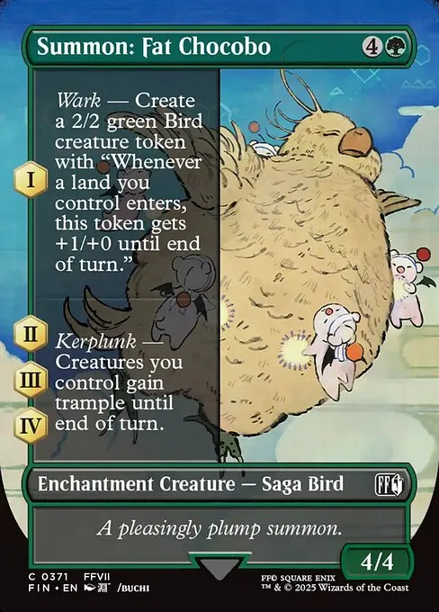 Summon: Fat Chocobo · Final Fantasy 371/599