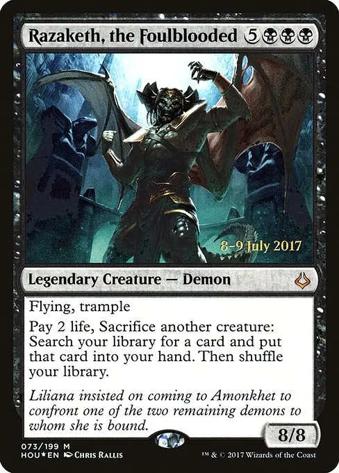 Razaketh, the Foulblooded · Hour of Devastation Promos 73s/62