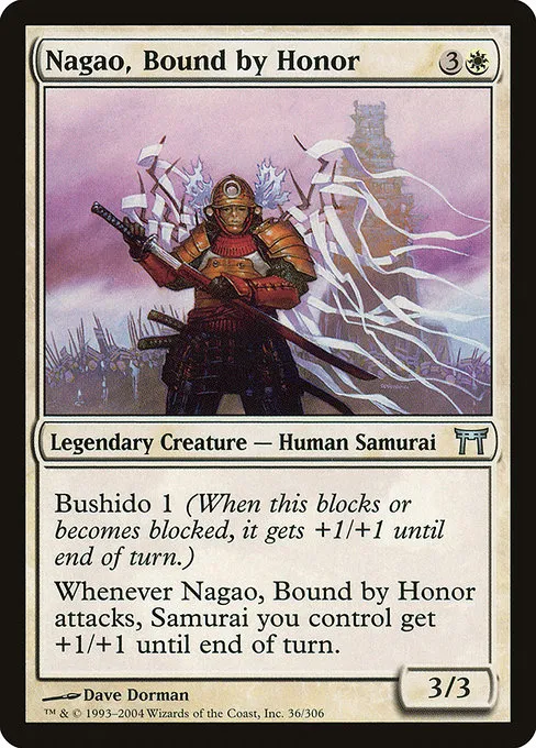 Nagao, Bound by Honor · Champions of Kamigawa 36/307