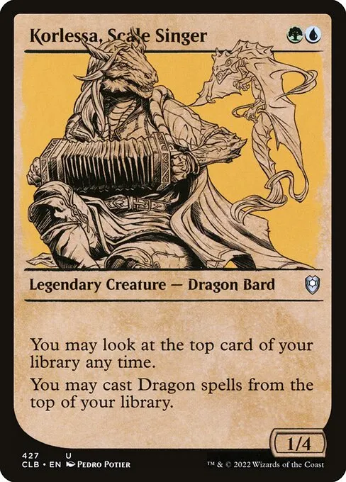 Korlessa, Scale Singer · Commander Legends: Battle for Baldur's Gate 427/936