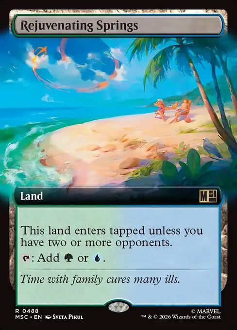 Rejuvenating Springs · Marvel Super Heroes Commander 488/9
