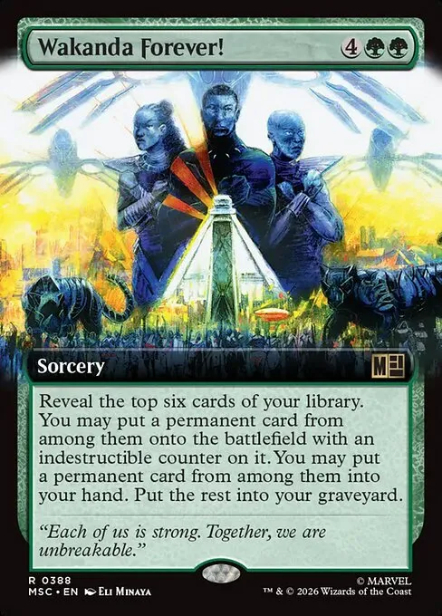 Wakanda Forever! · Marvel Super Heroes Commander 388/9