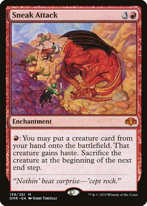 Sneak Attack · Dominaria Remastered 139/457