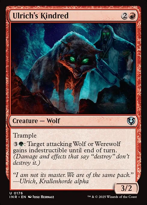 Ulrich's Kindred · Innistrad Remastered 176/495