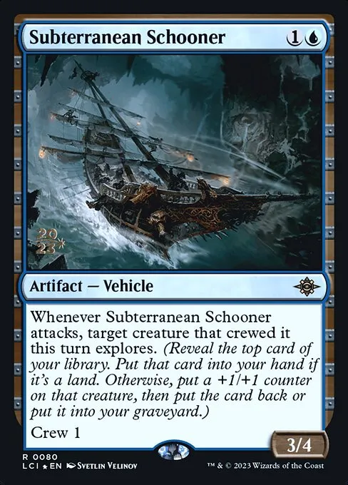 Subterranean Schooner · The Lost Caverns of Ixalan Promos 80s/136