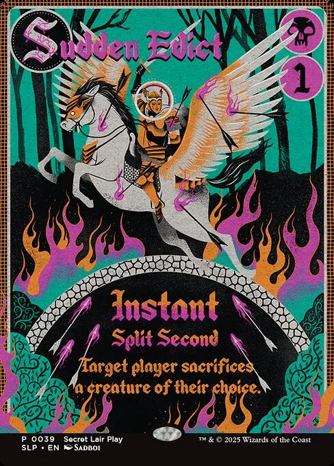 Sudden Edict · Secret Lair Promo 39/51