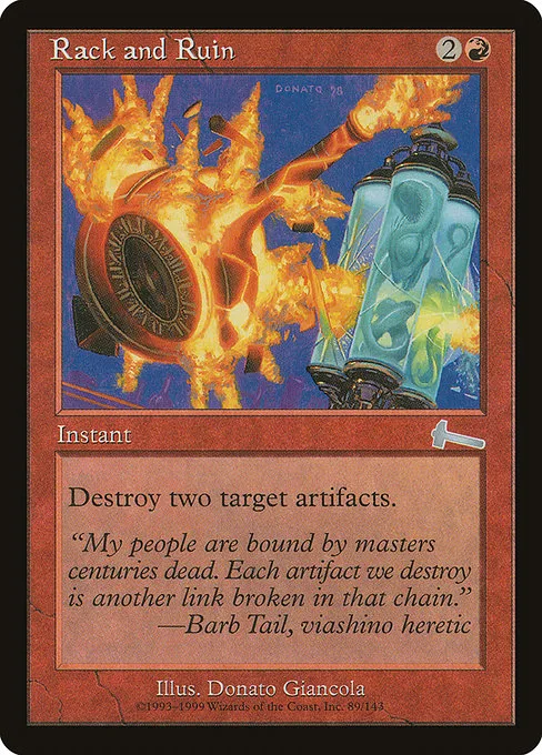 Rack and Ruin · Urza's Legacy 89/143
