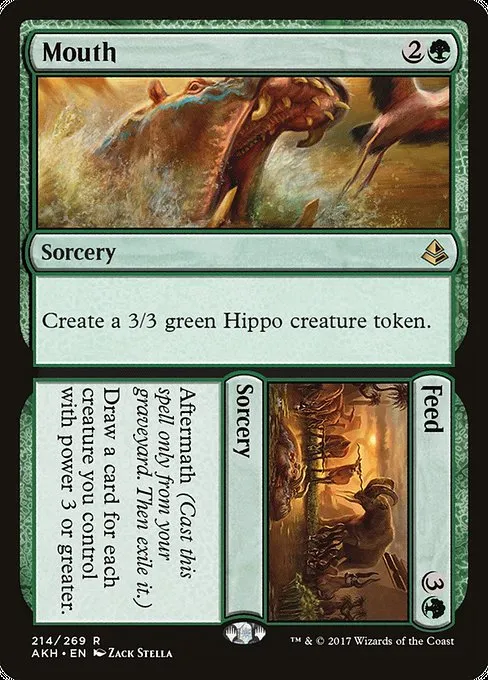 Mouth // Feed · Amonkhet 214/287