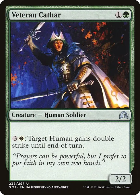 Veteran Cathar · Shadows over Innistrad 238/302