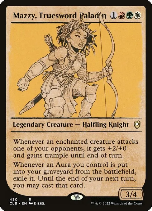 Mazzy, Truesword Paladin · Commander Legends: Battle for Baldur's Gate 430/936