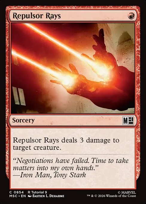 Repulsor Rays · Marvel Super Heroes Commander 854/9