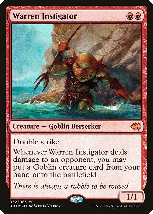 Warren Instigator · Duel Decks: Merfolk vs. Goblins 32/63