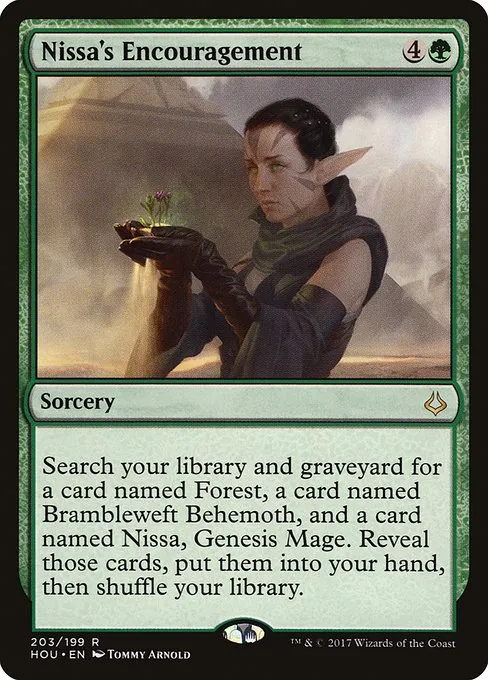 Nissa's Encouragement · Hour of Devastation 203/209