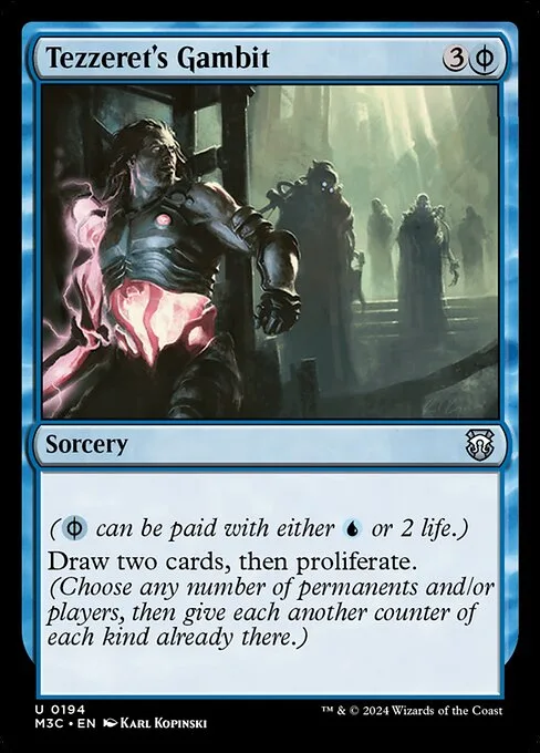 Tezzeret's Gambit · Modern Horizons 3 Commander 194/398