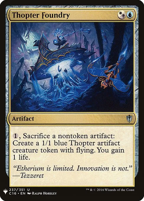 Thopter Foundry · The List C16-237/5050