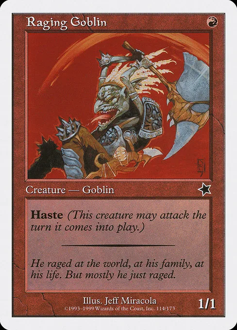 Raging Goblin · Starter 1999 114/173
