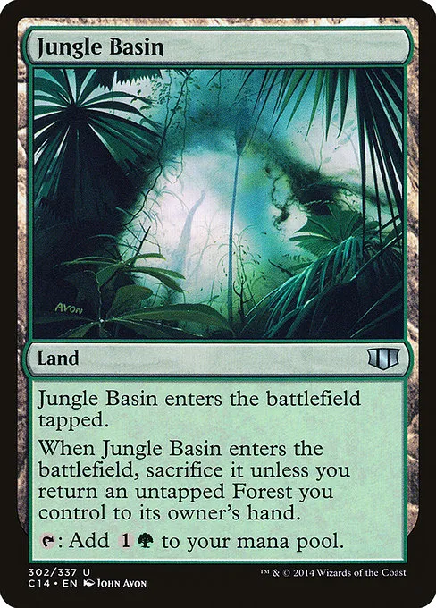 Jungle Basin · Commander 2014 302/337