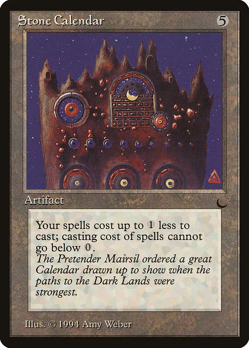Stone Calendar · The Dark 111/122