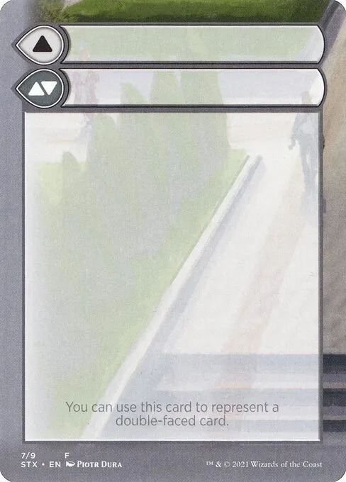 Double-Faced Substitute Card · Strixhaven: School of Mages Substitute Cards 7/9