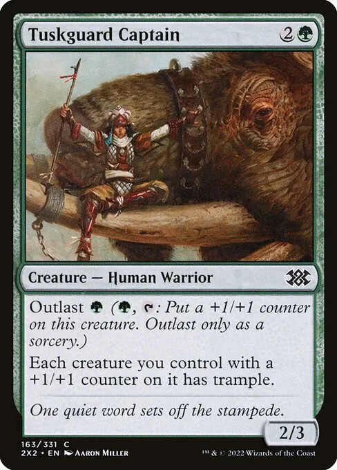 Tuskguard Captain · Double Masters 2022 163/579