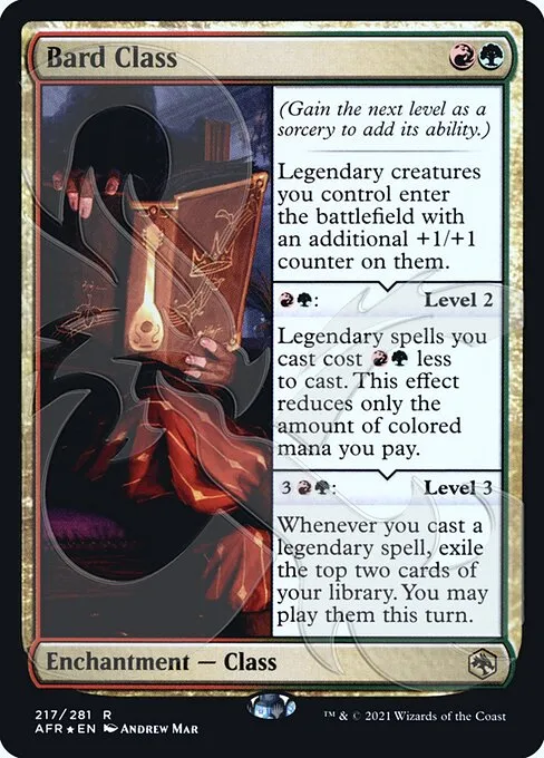 Bard Class · Adventures in the Forgotten Realms Promos 217a/241