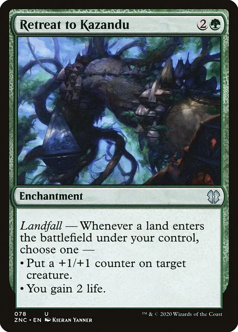 Retreat to Kazandu · Zendikar Rising Commander 78/142