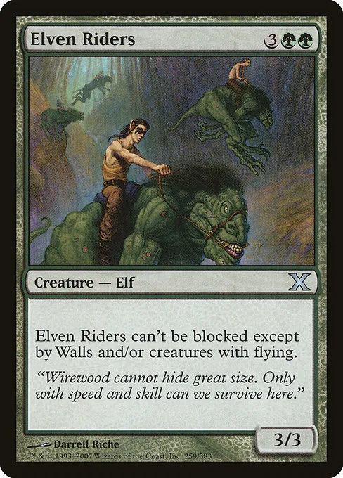 Elven Riders · Tenth Edition 259/510