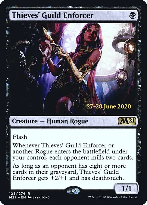 Thieves' Guild Enforcer · Core Set 2021 Promos 125s/137