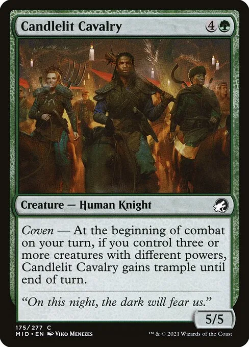 Candlelit Cavalry · Innistrad: Midnight Hunt 175/399