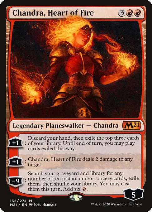 Chandra, Heart of Fire · Core Set 2021 135/397