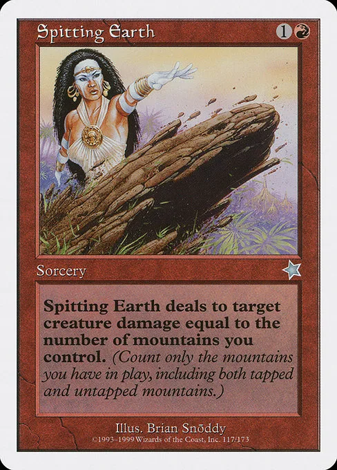 Spitting Earth · Starter 1999 117/173