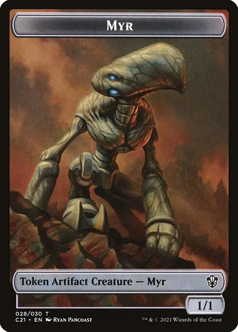 Myr · Commander 2021 Tokens 28/30