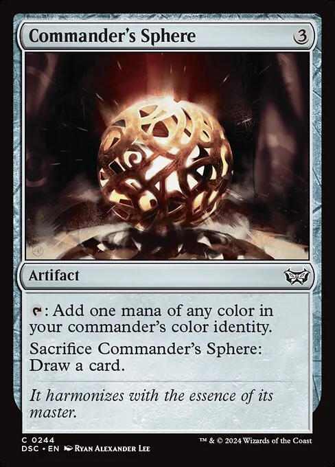 Commander's Sphere · Duskmourn: House of Horror Commander 244/373