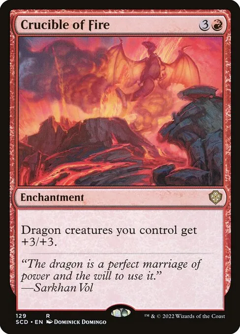 Crucible of Fire · Starter Commander Decks 129/352