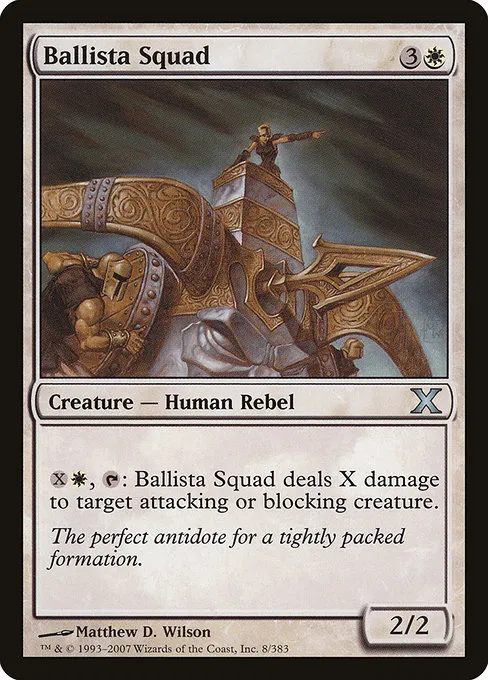 Ballista Squad · Tenth Edition 8/510