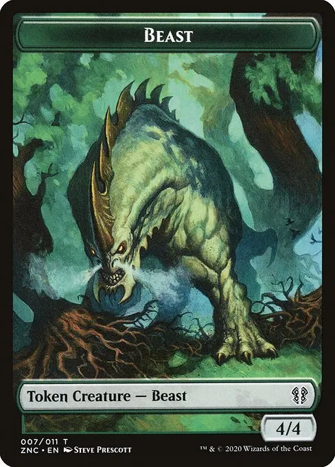 Beast · Zendikar Rising Commander Tokens 7/11