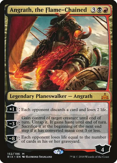 Angrath, the Flame-Chained · Rivals of Ixalan 152/205