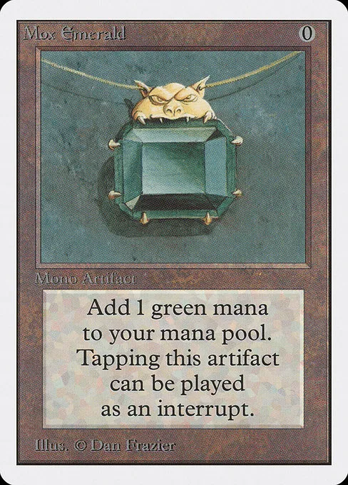 Mox Emerald · Unlimited Edition 262/302