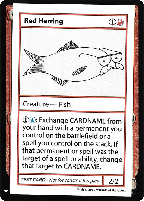 Red Herring · Mystery Booster Playtest Cards 2019 62/121