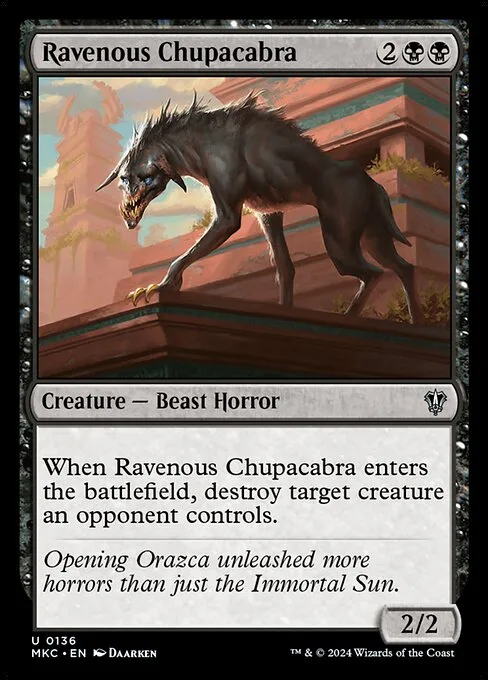 Ravenous Chupacabra · Murders at Karlov Manor Commander 136/358