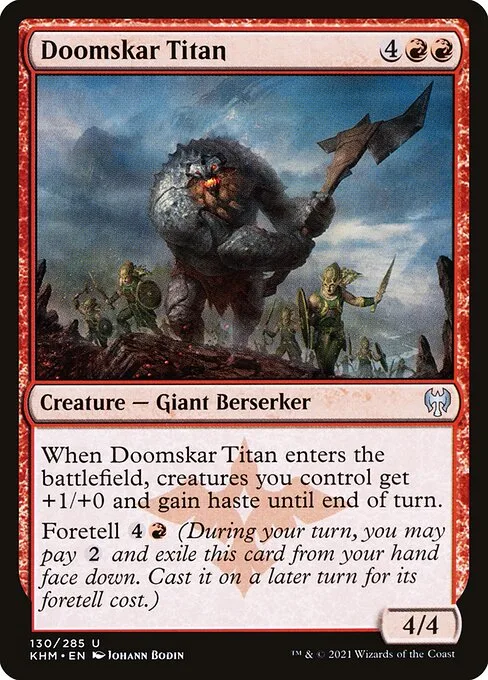 Doomskar Titan · Kaldheim 130/425