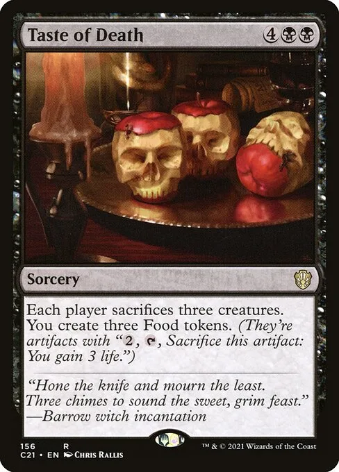 Taste of Death · Commander 2021 156/409
