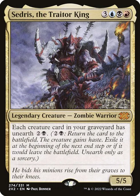 Sedris, the Traitor King · Double Masters 2022 274/579