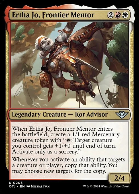 Ertha Jo, Frontier Mentor · Outlaws of Thunder Junction 203/374