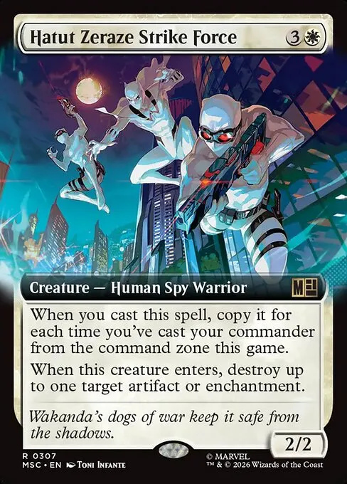 Hatut Zeraze Strike Force · Marvel Super Heroes Commander 307/9