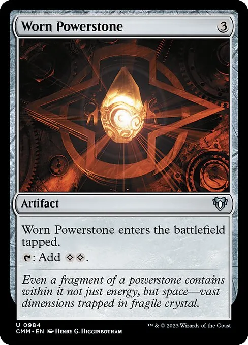Worn Powerstone · Commander Masters 984/1067